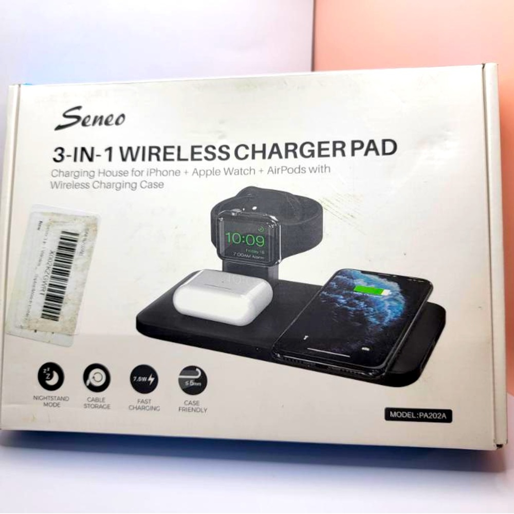 3in1 wireless car charging pad